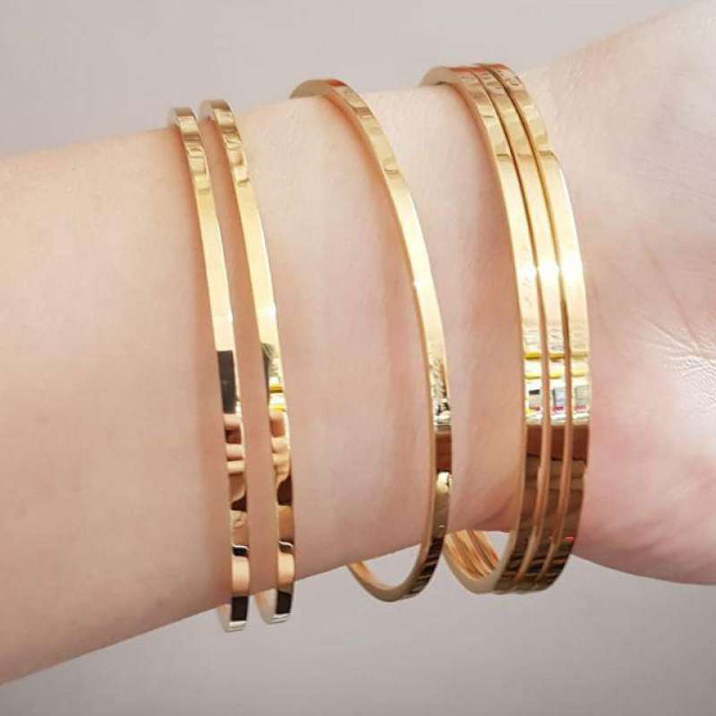 Gelang keroncong titanium set 6