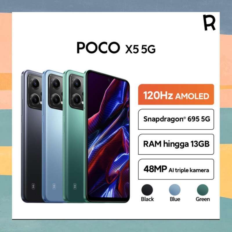 Xiaomi Poco X5 5g 8256gb 6128gb Garansi Resmi - Promo 6128gb