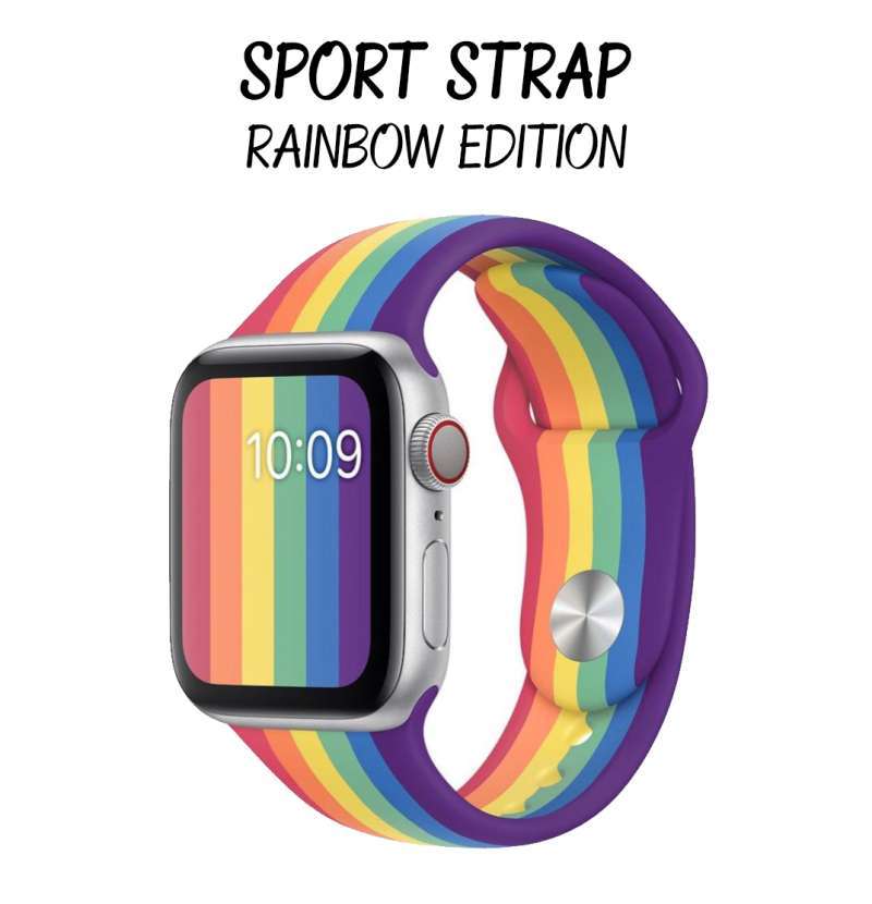 Jual SPORT STRAP RAINBOW EDITION for APPLE WATCH 38-40MM/42-44 MM Tali  Strap Apple Watch Sport - 42/44 Mm (M/L) di Seller kokoro_id official store  - Kota Jakarta Barat, DKI Jakarta | Blibli