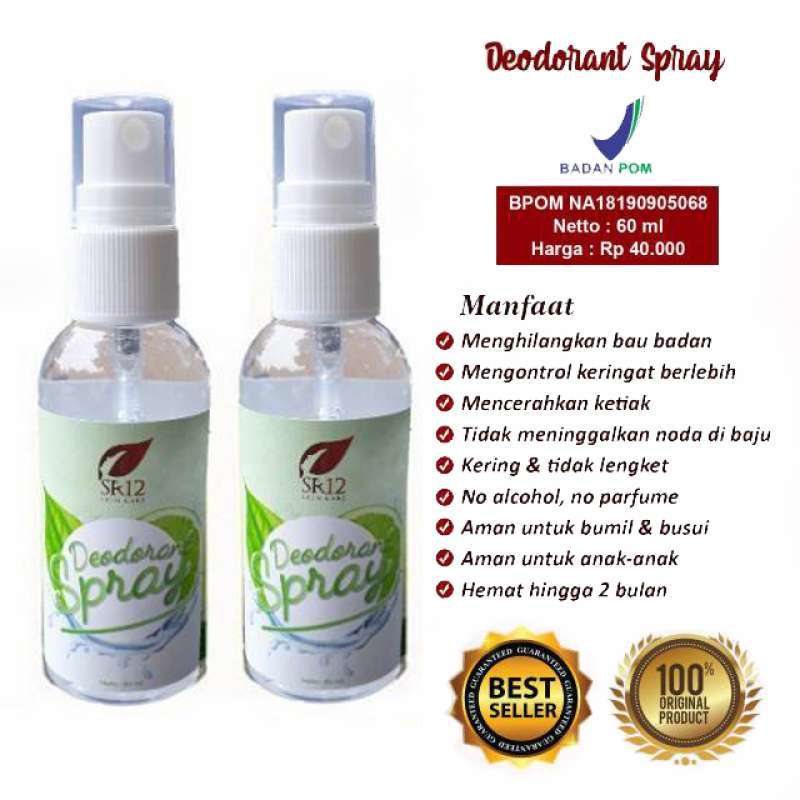Jual Deodorant Spray Sr12 Ampuh Mengatasi Masalah Bau Badan Deodorant Herbal Deodorant Non Alkohol Murah Mei 2021 Blibli Jual Deodorant Spray Sr12 Ampuh Mengatasi Masalah Bau Badan Deodorant Herbal Deodorant Non Alkohol Murah Mei 2021 Blibli