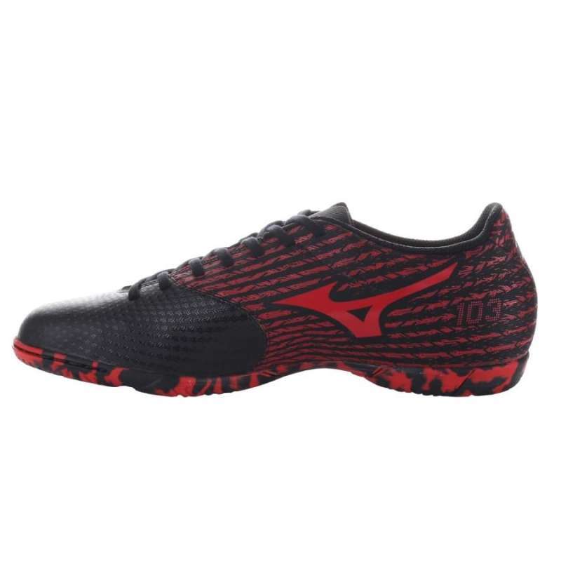 Jual Sepatu Futsal Mizuno Basara 103 Hitam Merah Original Maroon