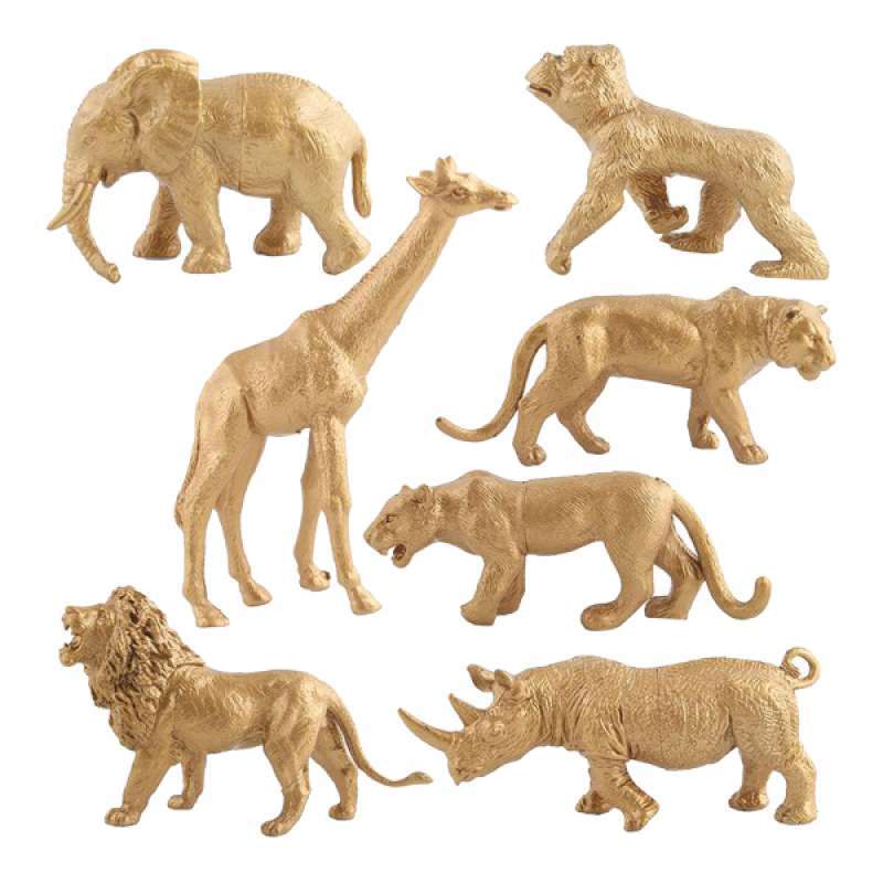 Promo 7x Simulation Wild Animals World Toy Plastic Educational Zoo Figures  Model Gift Diskon 33% di Seller Homyl - China | Blibli