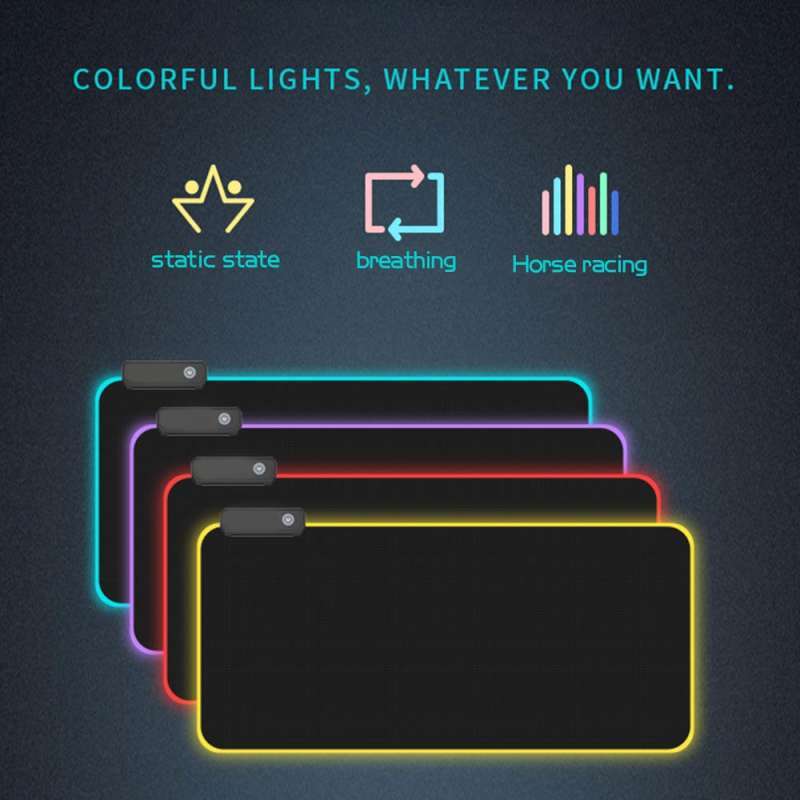 Jual Hangerindo Glowing Led High Precision Gaming Mouse Pad Rgb 300 X 780 X 4mm Online Desember 2020 Blibli
