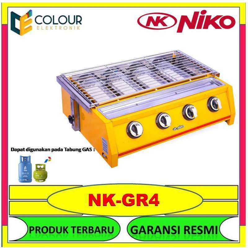 Jual Niko Bbq Grill Gas Kompor Panggangan Sosis 4 Tungku Nk Gr4 Online April 2021 Blibli Buat bunda yang pingin jualan atau. niko bbq grill gas kompor panggangan sosis 4 tungku nk gr4