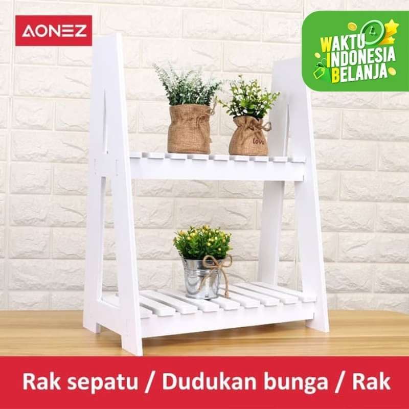 Jual Promo Aonez Rak Tanaman Bunga Mini Untuk Pot Bunga 2 Tingkat Rak Bunga Putih Online April 2021 Blibli
