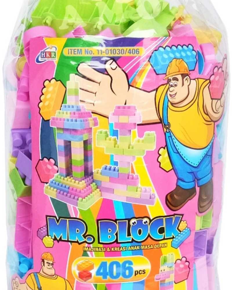 Jual MAINAN MR BLOCK 406 PCS MAINAN LEGO BLOCK EDUKASI EDUKATIF