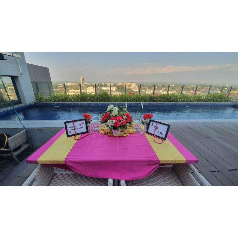 voucher romantic dinner sala view hotel