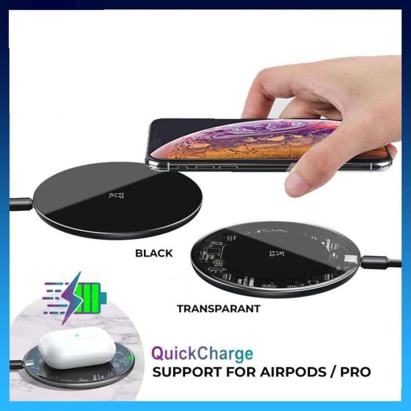 wireless charger baseus simple 15w fast charging iphone samsung huawei us