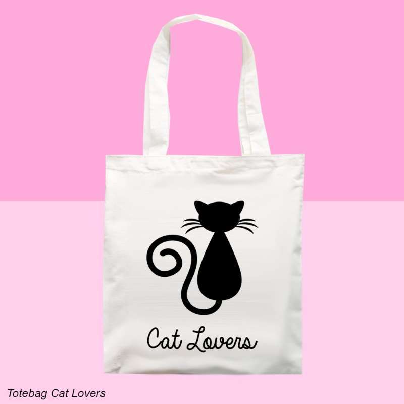 Jual Tote bag Motif Cat Lovers di Seller Nurul Store Purworejo
