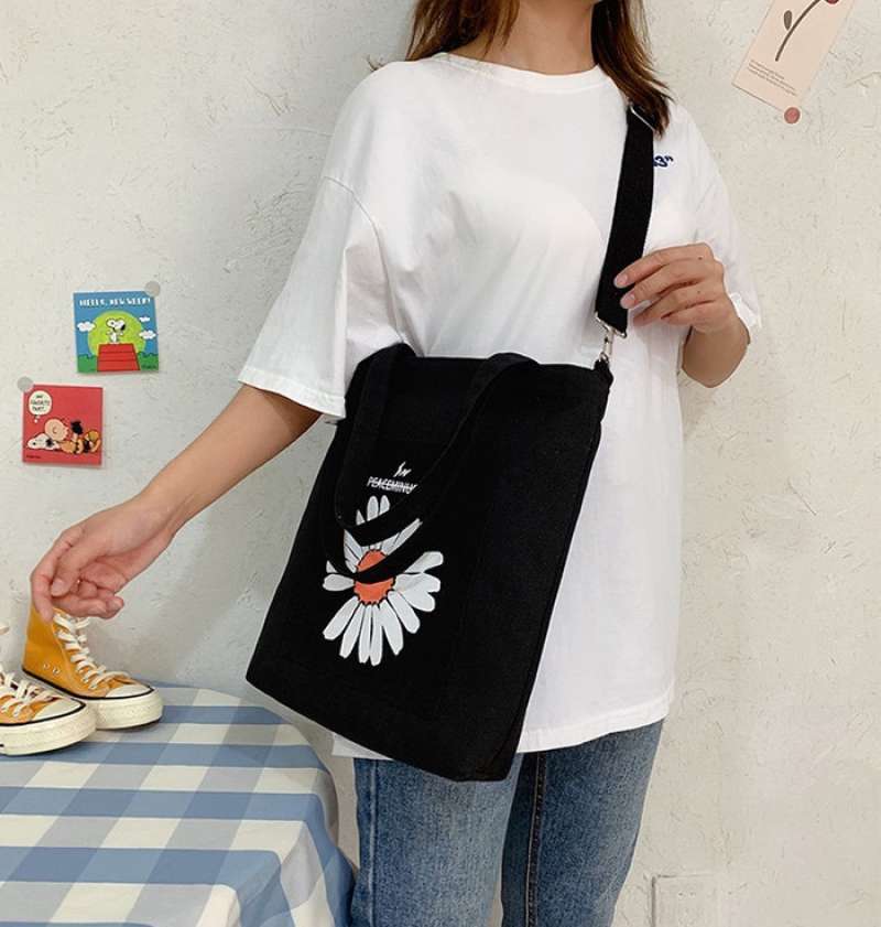 Canvas bag sling sales