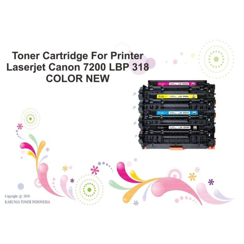 toner cartridge for printer laserjet canon 7200 lbp 318 color new biru