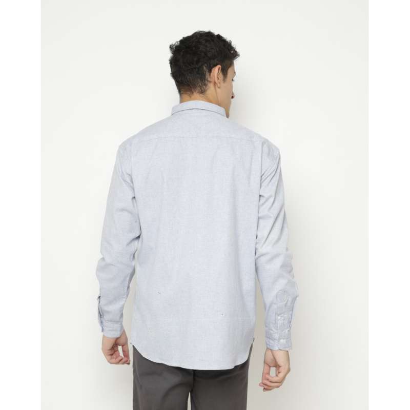 Jual Kemeja Pria Erigo Long Shirt Esha Blue Online Januari 2021 Blibli
