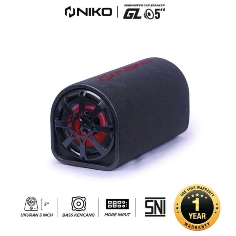 Jual Niko Gl5 Speaker Subwoofer Tabung Mobil 5 Inch 30 Watt