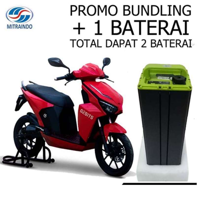 Promo Gesits G1 Sepeda Motor Listrik Bundling Baterai Di Seller Gesits Mitraindo Official Store Kota Tangerang Banten Blibli