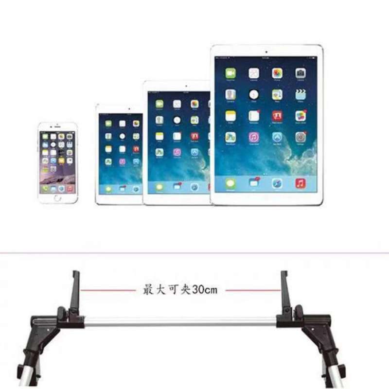 Jual Tripod Stand Tablet Hp Holder Alat Zoom Meeting Tiktok Youtube Gt Online April 2021 Blibli