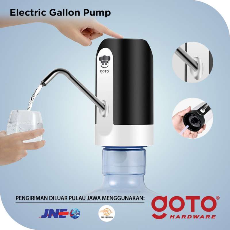 Jual Goto Hydro White Pompa Galon Elektrik Dispenser Air Minum Gallon Online April 2021 Blibli
