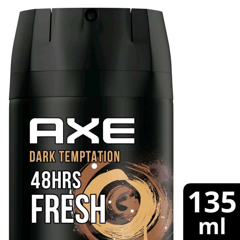 AXE Men Deodorant Body Spray Pria Dark Temptation 135ml Parfum Pria Bandung