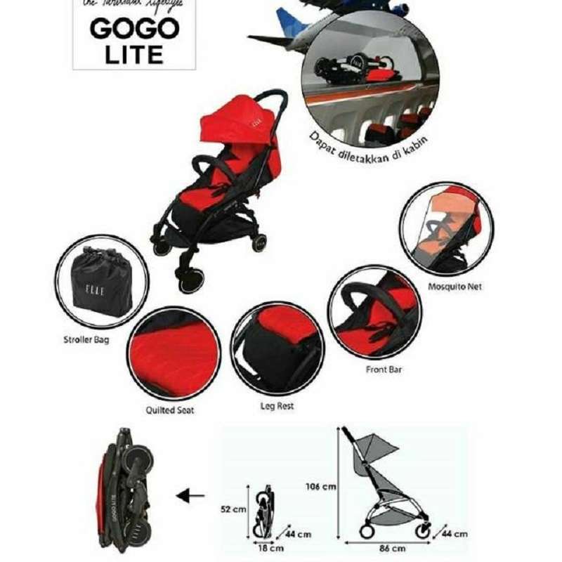 Jual Elle GoGo Lite Stroller di Seller Kiddo Baby Cipete Utara