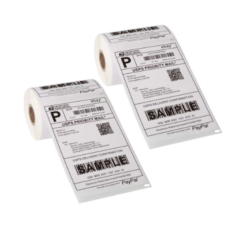 Thermal Paper Sticker 100mm width 200mm Height