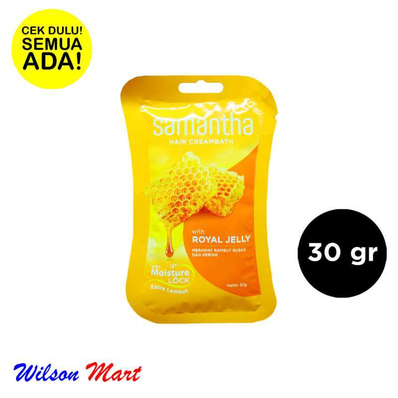 Jual Samantha Hair Creambath With Royal Jelly 30 Gram Online Januari 2021 Blibli