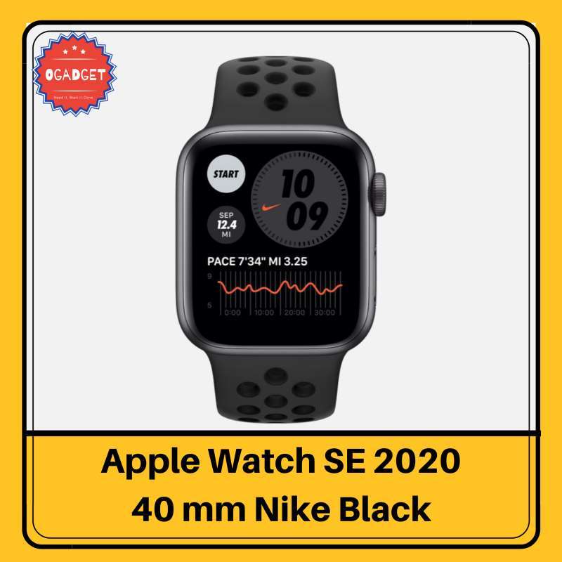 Jual Apple Watch SE Nike Edition Space Gray Aluminum Case 40mm with  Anthracite-Black Nike Sport Band [GPS] di Seller O-Gadgets Official Store -  Kota Surabaya, Jawa Timur | Blibli
