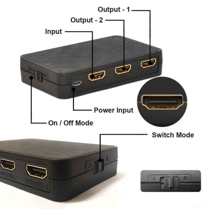 Output Video HD 4K HDR 2.1 PX HD2-121 