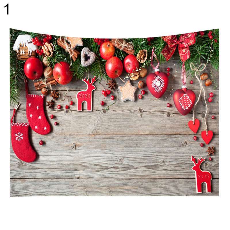 Jual Bluelans Christmas Eve 3d Fireplace Photography Background Cloth Party Home Decoration Online Desember 2020 Blibli