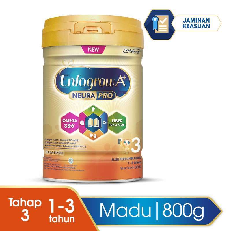 Jual Susu Formula Anak Enfagrow A 3 Rasa Madu 800 Gram Formula Baru Neura Pro Terbaru Desember 2021 Harga Murah Kualitas Terjamin Blibli