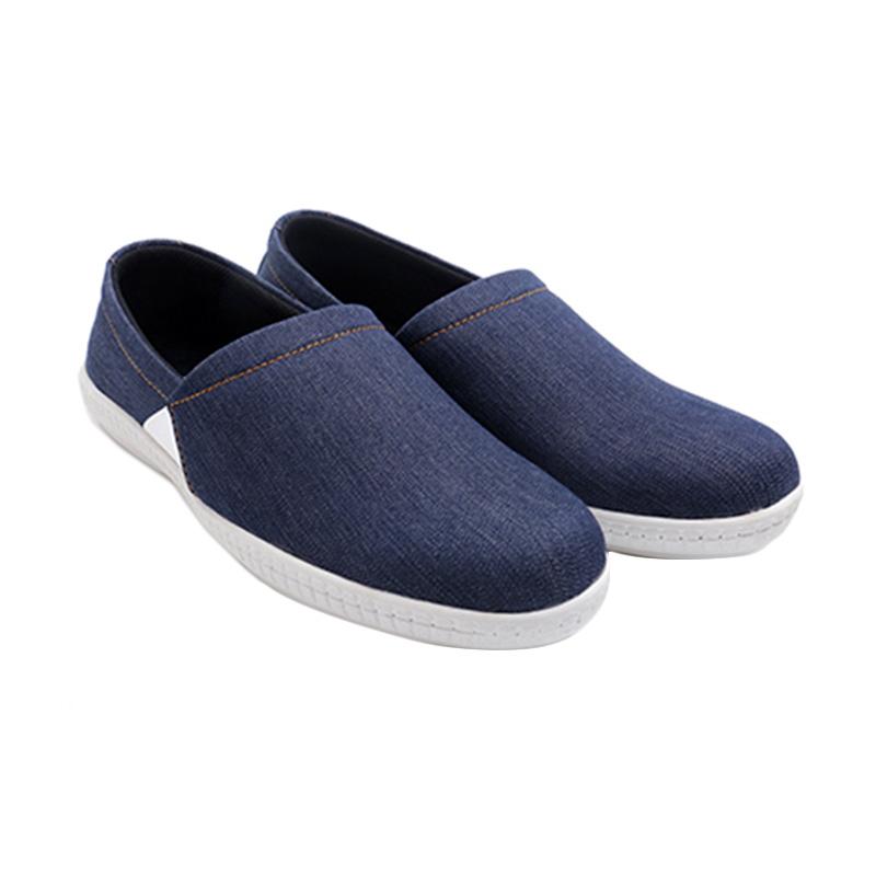 Dr Kevin 13263 Mens Casual Slip-On Shoes -Navy