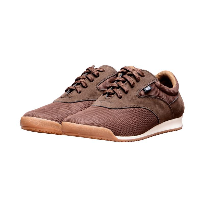 Brodo Kaze Casual Sneaker Sepatu Pria - Brown