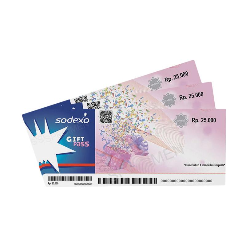 Jual Sodexo Gift Pass Physic Voucher Rp 500 000 Rp 25 000 Exp 31 Juli 2018 Terbaru November 2021 Harga Murah Kualitas Terjamin Blibli