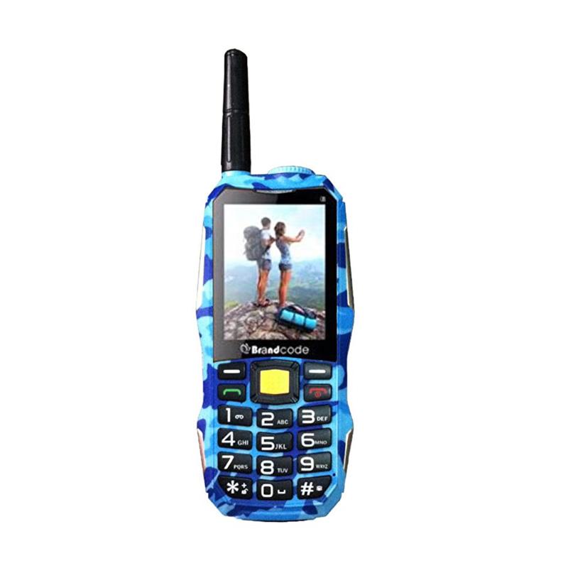 Brandcode B81 ARMY Handphone - Biru [Dual SIM/10000 mAh]