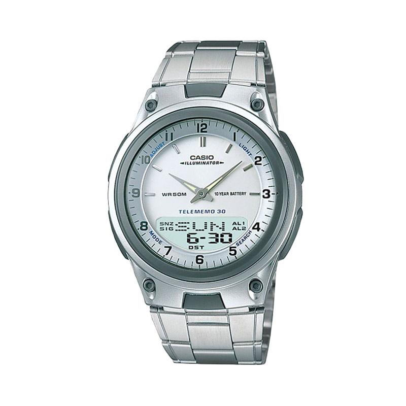 Casio AW-80D-7AV Digital Analog Jam Tangan Pria - Grey