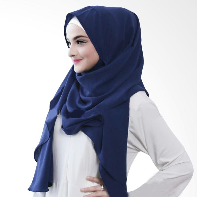 HQo Hijab Kerudung Pashmina Instan Salsa - Navy