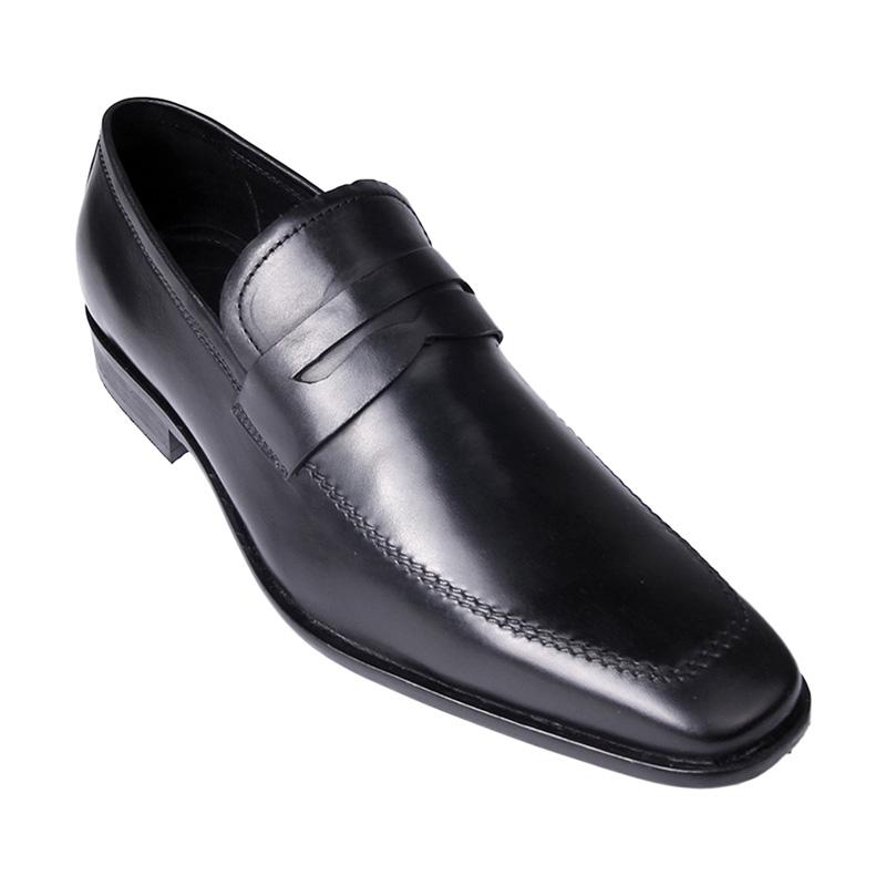 Ftale Footwear Danish Mens Shoes Sepatu Pria - Italian Black