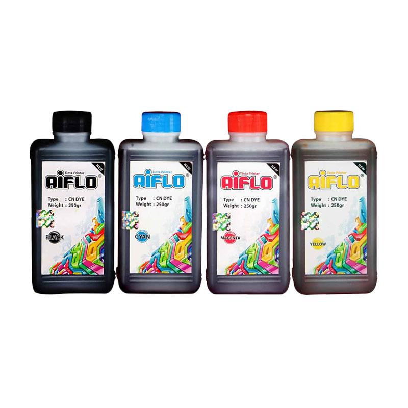 aiflo paket tinta printer for canon 4 warna 250 ml