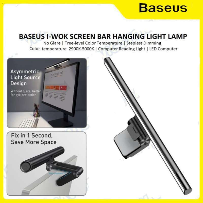 terlaris baseus lcd monitor computer i wok screen bar hanging light lamp new original