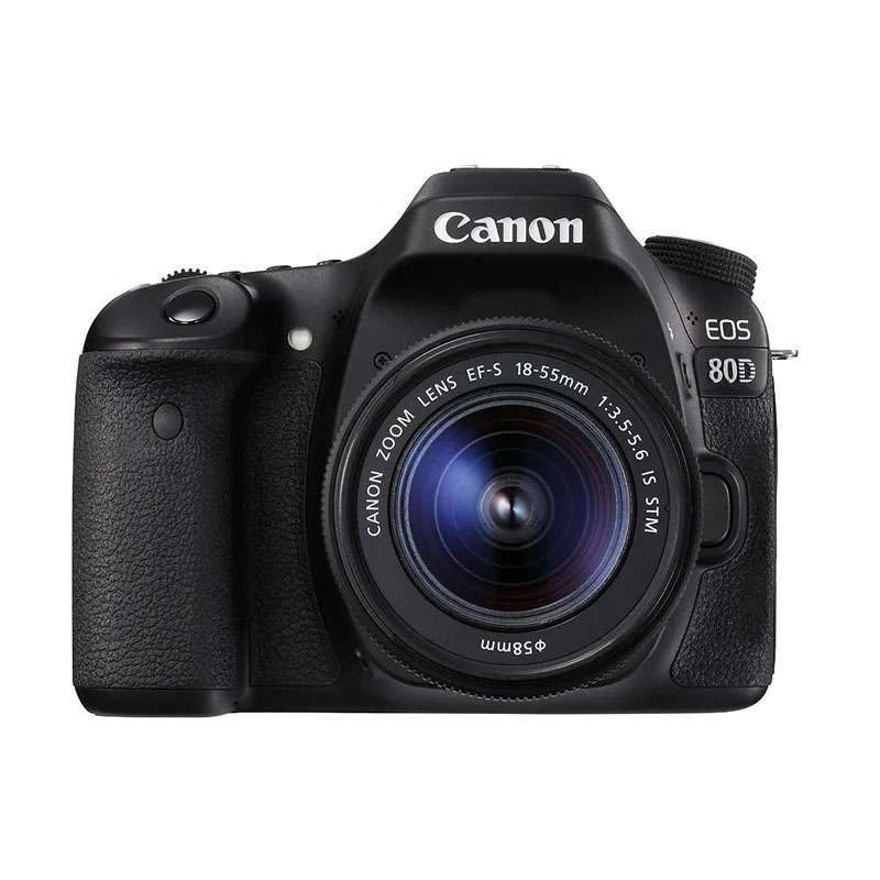 canon eos 80d dslr camera with 18 55mm lens