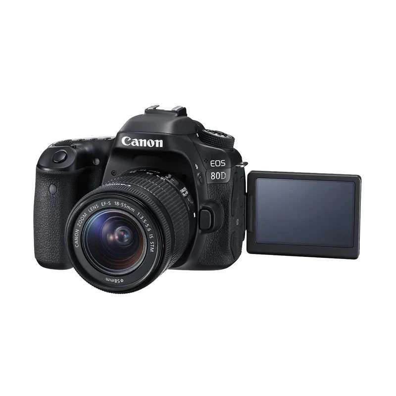 canon eos 80d dslr camera with 18 55mm lens