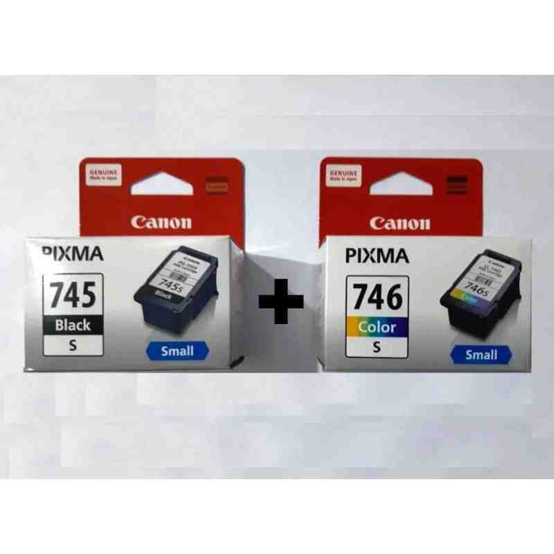 canon original ink cartridge pg 745s 745 s small black cl 746s 746 s small tri color