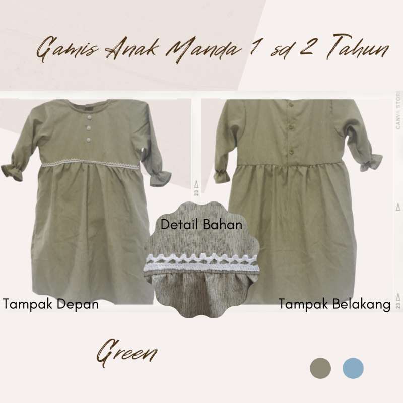 Jual Gamis Anak Perempuan Manda 1 5 2 Tahun Gamis Bayi Murah Lucu Baju Muslim Anak Perempuan Balita Online Mei 2021 Blibli
