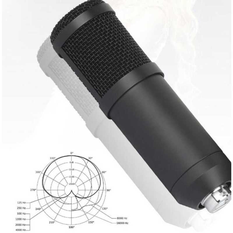 szkoston microphone condenser usb for computer karaoke mikrofon bm 800