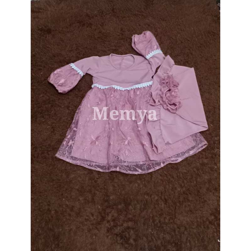 Jual Baju Muslim Gamis Aqiqah Bayi Perempuan Busana Muslim Pesta Tille Tulle Brokat Brukat Mewah Murah Mei 2021 Blibli
