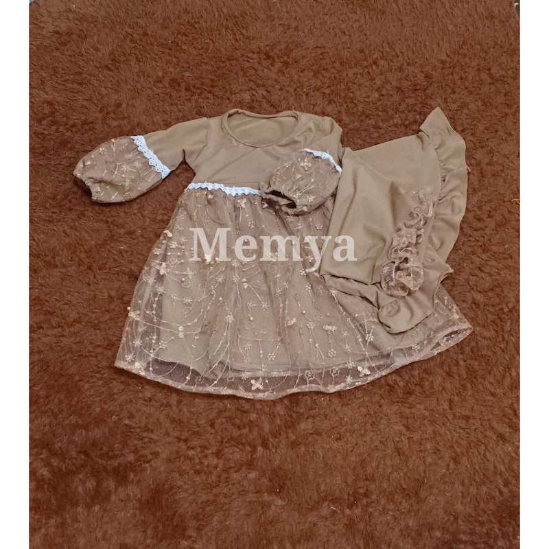 Jual Baju Muslim Gamis Aqiqah Bayi Perempuan Busana Muslim Pesta Tille Tulle Brokat Brukat Mewah Murah Mei 2021 Blibli