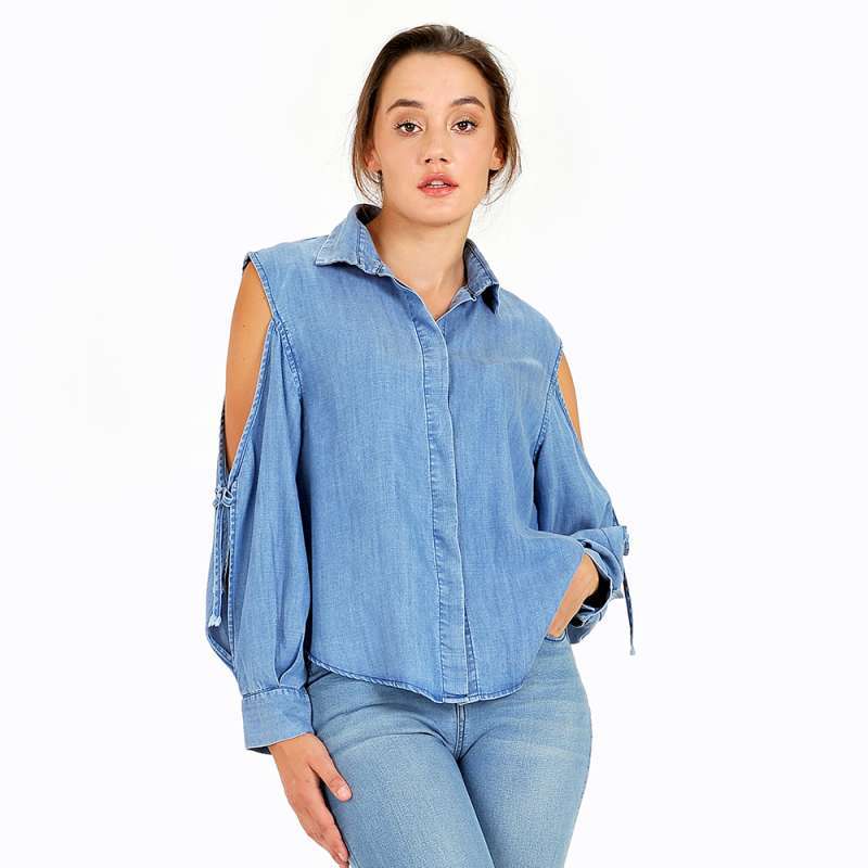 Jual SJO's Swag Off-shoulder Blue Women 