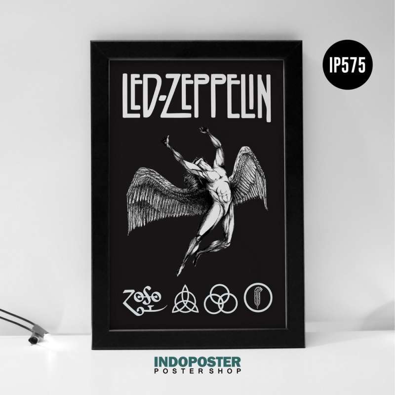 affiche ange led zeppelin