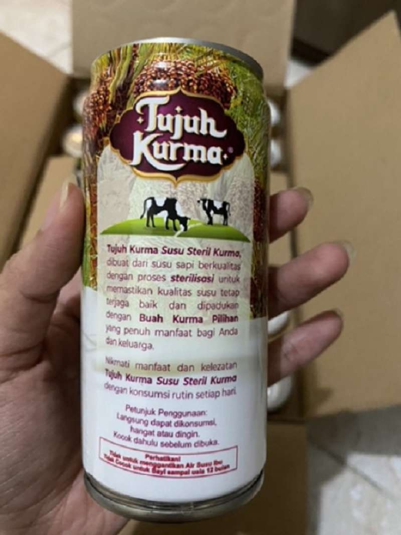 Jual Termurah Tujuh Kurma Susu Steril 200ml 1dus Isi 12pcs Terbaru Juli 2021 
