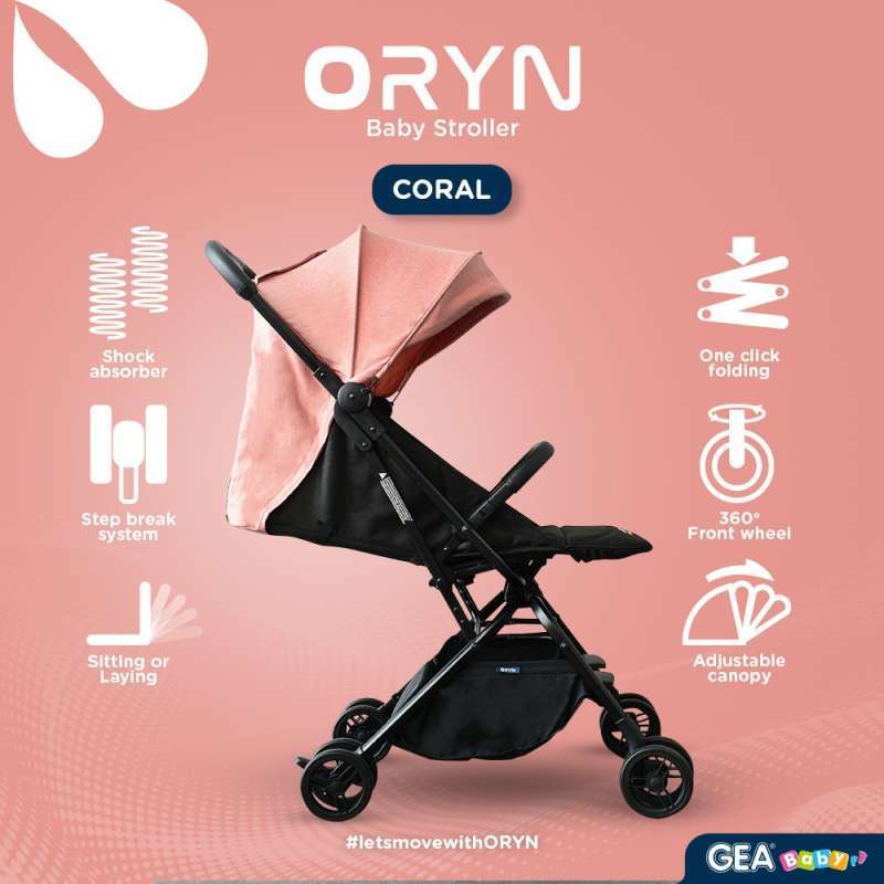 Jual Gea Baby Oryn Baby Stroller Online Mei 2021 Blibli