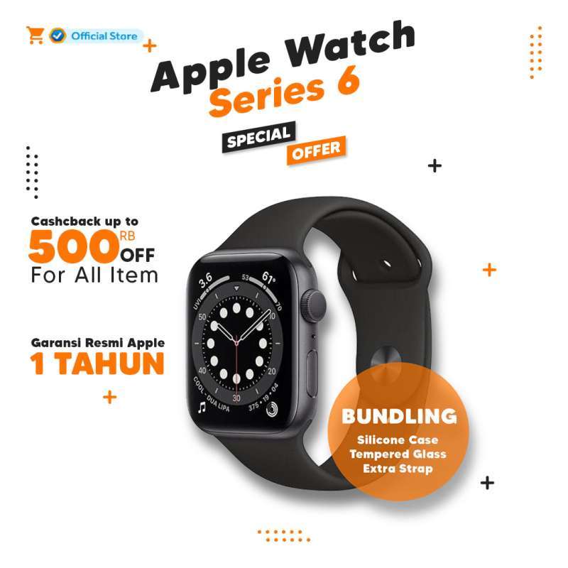 Jual Apple Watch Series 6 44mm - Space 