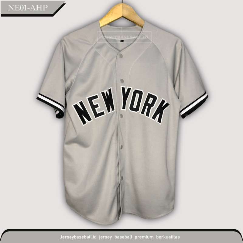 Promo Baju baseball / Jersey baseball Newyork Ready stock warna abu  qualitas premium lokal Diskon 53% di Seller jerseybaseball.id - Wates, Kota  Bandung